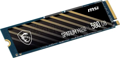 Photo de Disque SSD MSI Spatium M450 500Go - NVMe M.2 Type 2280