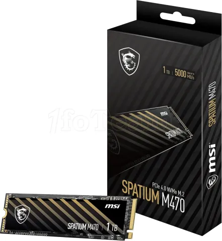 Photo de Disque SSD MSI Spatium M470 Pro 1To  - NVMe M.2 Type 2280