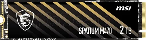 Photo de Disque SSD MSI Spatium M470 Pro 2To  - NVMe M.2 Type 2280