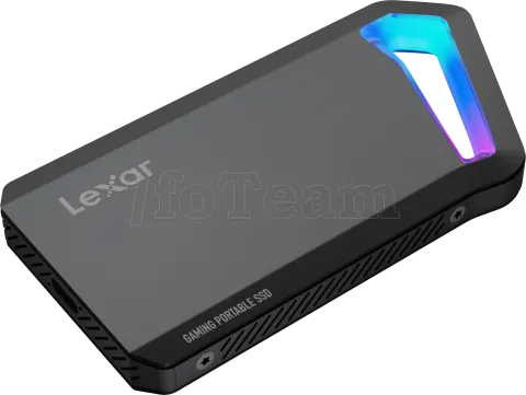 Photo de Disque SSD NVMe externe Lexar SL660 Blaze Gaming RGB - 1To  (Noir)