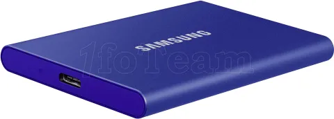 Photo de Disque SSD NVMe externe Samsung T7 - 2To  (Bleu)