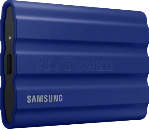 Photo de Disque SSD NVMe externe Samsung T7 Shield - 1To  (Bleu)