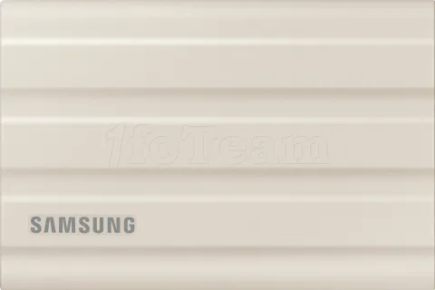 Photo de Disque SSD NVMe externe Samsung T7 Shield - 2To  (Beige)