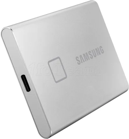 Photo de Disque SSD NVMe externe USB 3.2 Samsung T7 Touch - 1To  (Argent)
