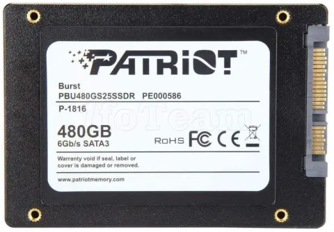 Photo de Disque SSD Patriot Burst 480Go S-ATA 2,5"