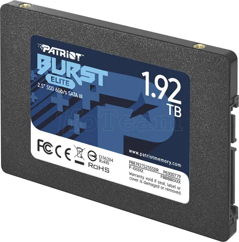 Photo de Disque SSD Patriot Burst Elite 2To  - S-ATA 2,5"