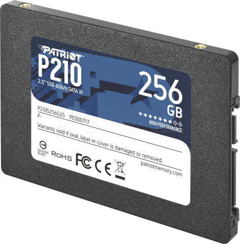 Photo de Disque SSD Patriot P210 256Go - S-ATA 2,5"