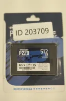 Photo de Disque SSD Patriot P220 512Go - S-ATA 2,5" - SN 022306080904471 - ID 203709