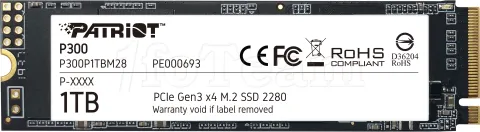 Photo de Disque SSD Patriot P300 1To  - M.2 NVMe Type 2280