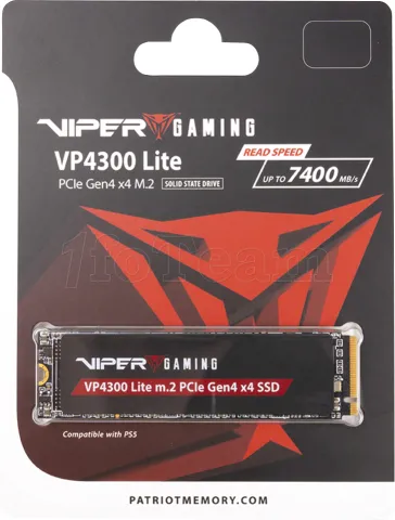 Photo de Disque SSD Patriot Viper VP4300 Lite 4To - M.2 NVMe Type 2280