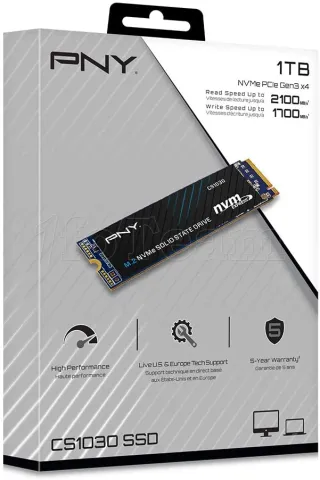 Photo de Disque SSD PNY CS1030 1To  - NVMe M.2 Type 2280