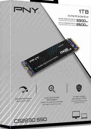 Photo de Disque SSD PNY CS2230 1To - NVMe M.2 Type 2280