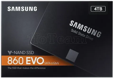 Photo de Disque SSD Samsung 860 Evo 4To  - S-ATA 2,5"