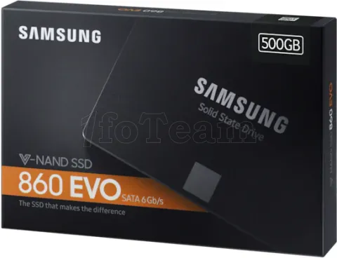 Photo de Disque SSD Samsung 860 Evo 500Go - S-ATA 2,5"