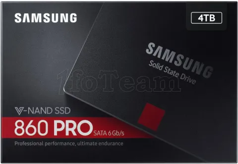 Photo de Disque SSD Samsung 860 Pro 4To  - S-ATA 2,5"