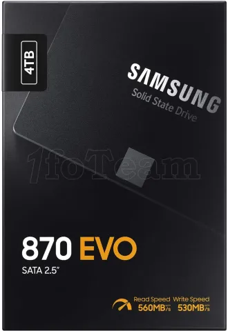 Photo de Disque SSD Samsung 870 Evo 4To  - S-ATA 2,5"