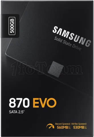 Photo de Disque SSD Samsung 870 Evo 500Go - S-ATA 2,5"