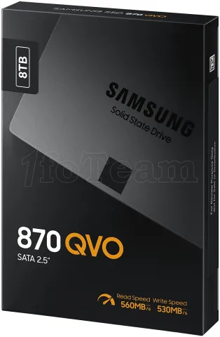 Photo de Disque SSD Samsung 870 QVO 8To  - S-ATA 2,5"