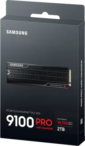 Photo de Disque SSD Samsung 9100 Pro 2To avec dissipateur - M.2 NVMe Type 2280