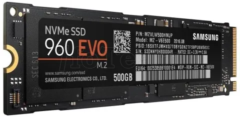 Photo de Disque SSD Samsung 960 Evo 500 Go - M.2 NVME Type 2280