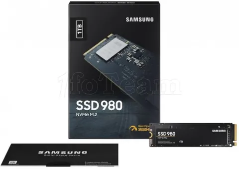 Photo de Disque SSD Samsung 980 1To  - NVMe M.2 Type 2280