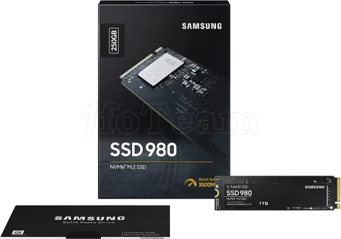 Photo de Disque SSD Samsung 980 250Go - NVMe M.2 Type 2280