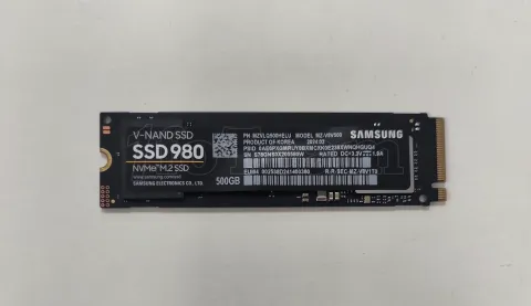 Photo de Disque SSD Samsung 980 500Go - NVMe M.2 Type 2280 - SN S78GNS0X200580 - ID 206818