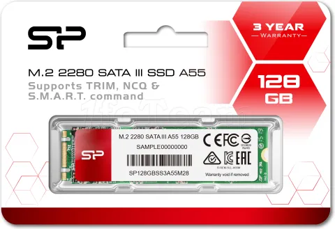 Photo de Disque SSD Silicon Power Ace A55 128Go - S-ATA M.2 Type 2280