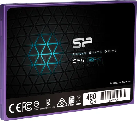 Photo de Disque SSD Silicon Power Slim S55 480Go - S-ATA 2,5"