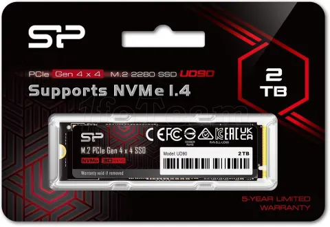Photo de Disque SSD Silicon Power UD90 2To - NVMe M.2 Type 2280