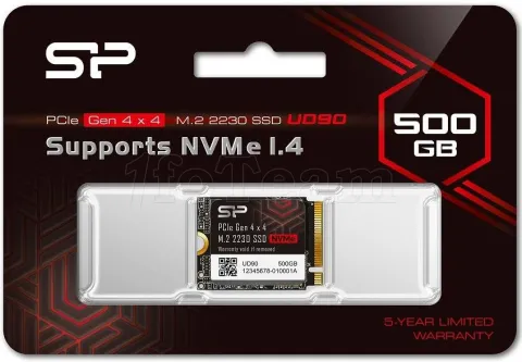 Photo de Disque SSD Silicon Power UD90 500Go - NVMe M.2 Type 2230