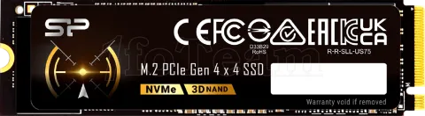 Photo de Disque SSD Silicon Power US75 2To - NVMe M.2 Type 2280