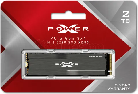 Photo de Disque SSD Silicon Power XD80 2To  - NVMe M.2 Type 2280