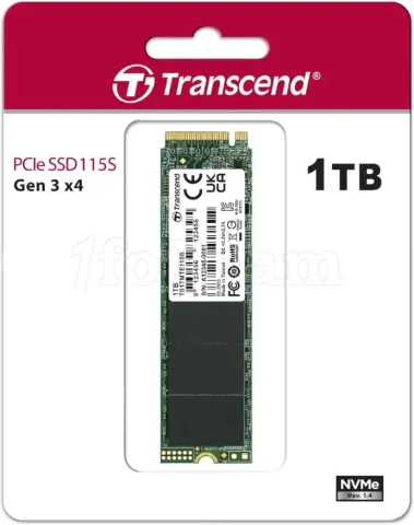 Photo de Disque SSD Transcend 115S 1To - M.2 NVMe Type 2280