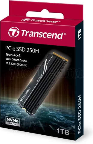 Photo de Disque SSD Transcend MTE250H 1To - M.2 NVMe Type 2280