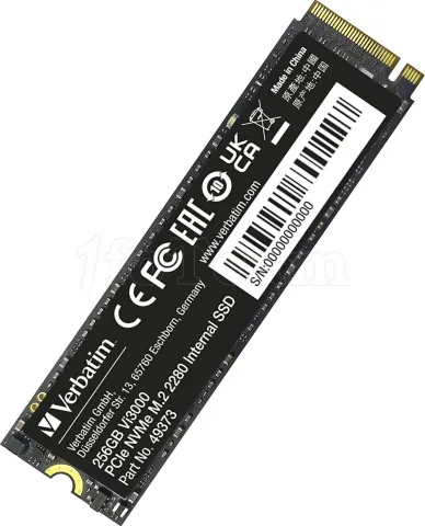 Photo de Disque SSD Verbatim Vi3000 256Go - NVMe M.2 Type 2280