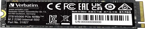 Photo de Disque SSD Verbatim Vi5000 2To - NVMe M.2 Type 2280