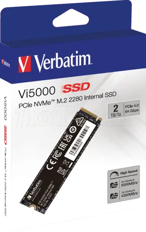 Photo de Disque SSD Verbatim Vi5000 2To - NVMe M.2 Type 2280
