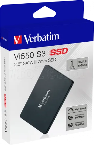 Photo de Disque SSD Verbatim Vi550 S3 1To  - S-ATA 2,5"