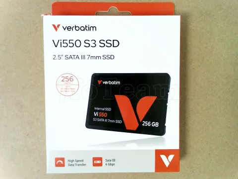 Photo de Disque SSD Verbatim Vi550 S3 256Go - S-ATA 2,5" - SN 493515348372840 - ID 223655
