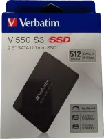 Photo de Disque SSD Verbatim Vi550 S3 512Go - S-ATA 2,5" - SN 4935234048300922 - ID 197250