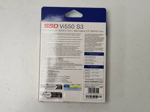 Photo de Disque SSD Verbatim Vi550 S3 512Go - S-ATA 2,5" - SN 4935234048307786 - ID 201781