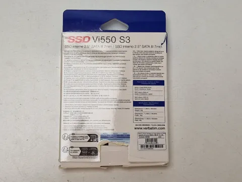 Photo de Disque SSD Verbatim Vi550 S3 512Go - S-ATA 2,5" - SN 493523408994683 - ID 201255