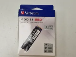 Photo de Disque SSD Verbatim Vi560 S3 1To  - S-ATA M.2 Type 2280 - SN 493643448893569 - ID 201252