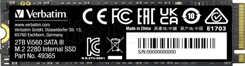 Photo de Disque SSD Verbatim Vi560 S3 2To - S-ATA M.2 Type 2280