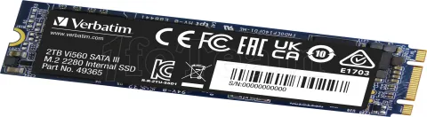 Photo de Disque SSD Verbatim Vi560 S3 2To - S-ATA M.2 Type 2280