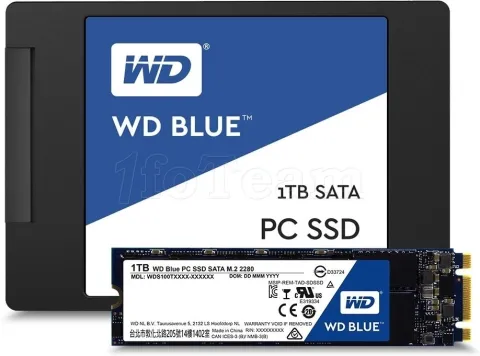 Photo de Disque SSD Western Digital Blue 1000Go - S-ATA M.2 Type 2280