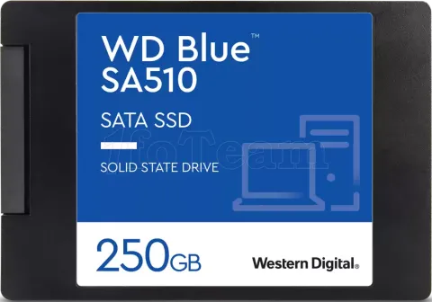 Photo de Disque SSD Western Digital Blue SA510 250Go - S-ATA 2,5"