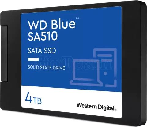 Photo de Disque SSD Western Digital Blue SA510 4To  - S-ATA 2,5"