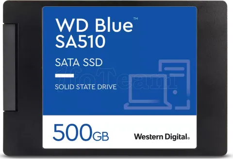 Photo de Disque SSD Western Digital Blue SA510 500Go - S-ATA 2,5"